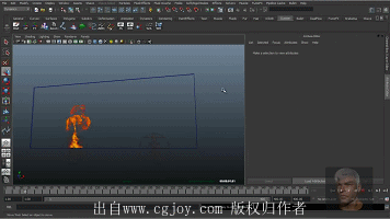 Maya 3D - Dynamic - Fluid Effect - 2D Flame Animation.mp4_1470984241.gif