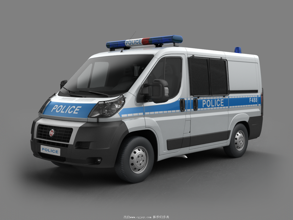 Police 3d model