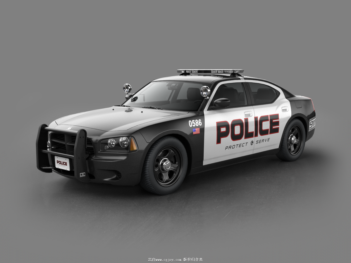 Police 3d model