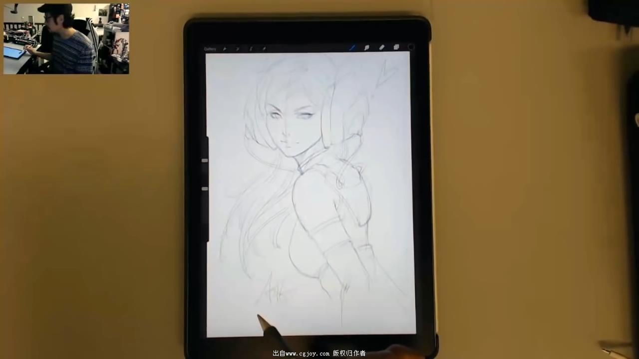 Artgerm's iPad Pro and Apple Pencil digital artist review_20160901011756.JPG