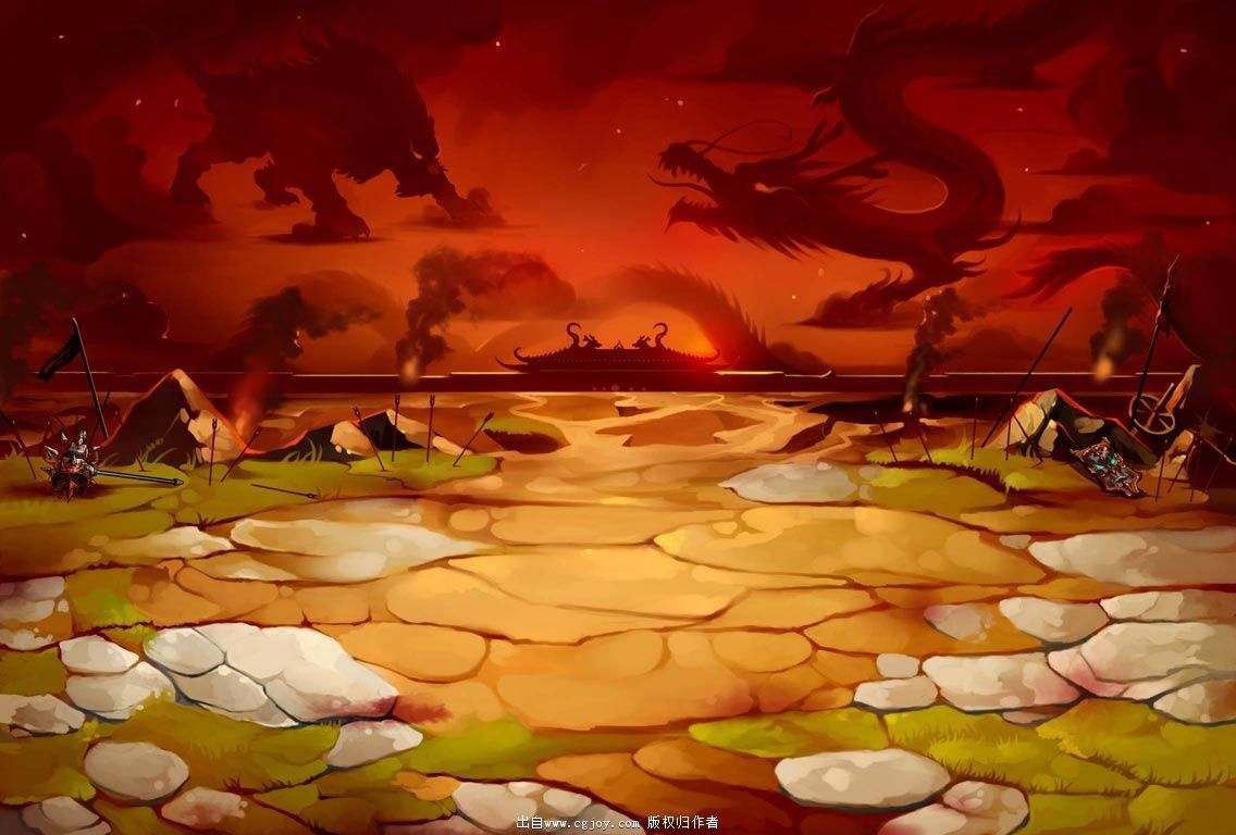 q版横版地图素材资源