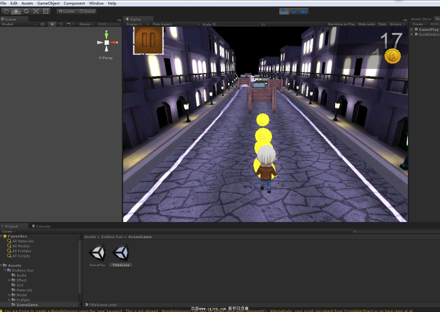 3DܿСϷunityԴļwsadƷԾ3D Infinite Runner Toolkit v1.23.jpg