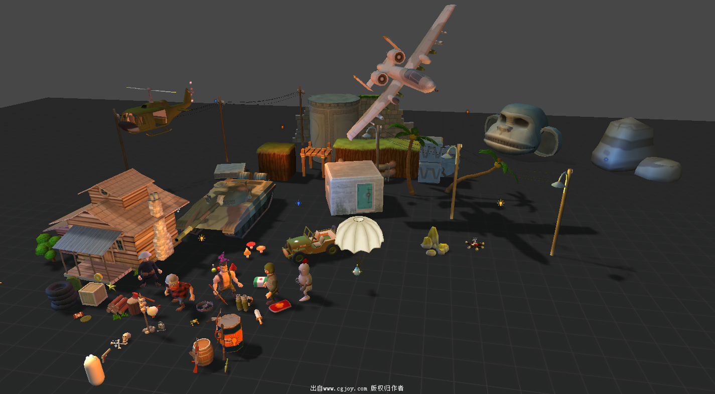 unityԴ֮QϷɫMobile Cartoon Model Pack4.png