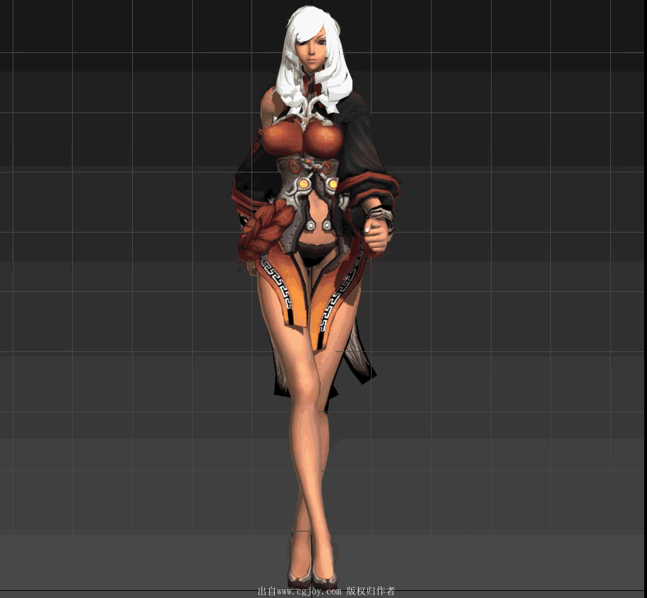 女性的走路 - 游戏动画 - cgjoy论坛