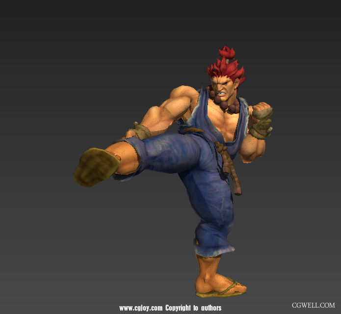 新人发帖 多多支持 街霸四_豪鬼攻击动作