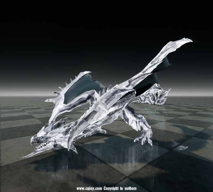 [3d特效] 渣渣特效——冰龙
