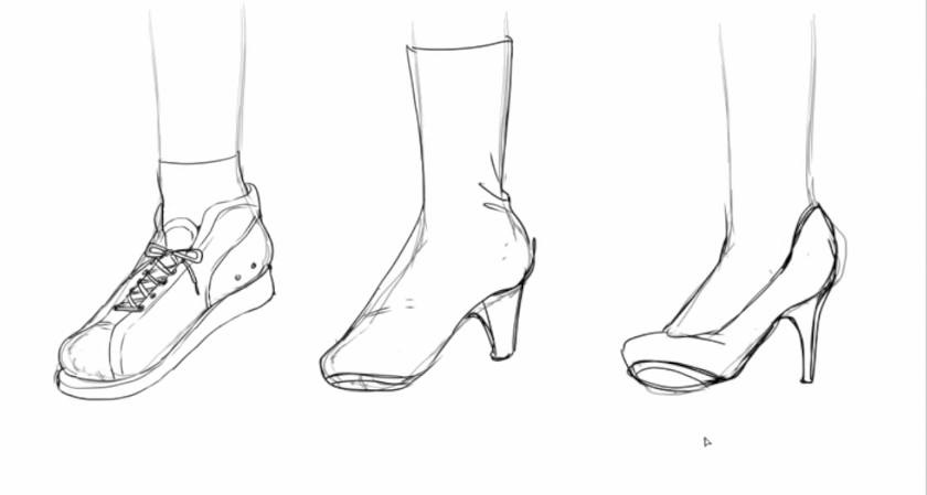 【精品】怎么画漫画中人物的鞋子