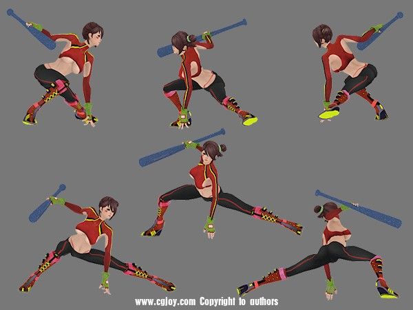 cgjoy动画pose召集令第一趴来了