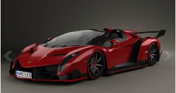 蘭博基尼 毒藥(敞篷版)【包含max/obj/c4d格式】lamborghini_veneno