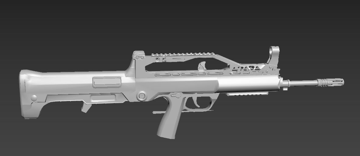 绝地求生qbz模型