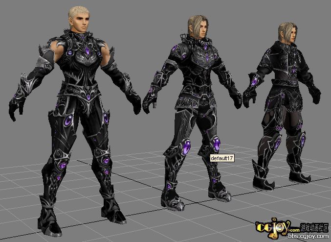 [作品] 天堂2人物模型(原始pose)-----更新完毕