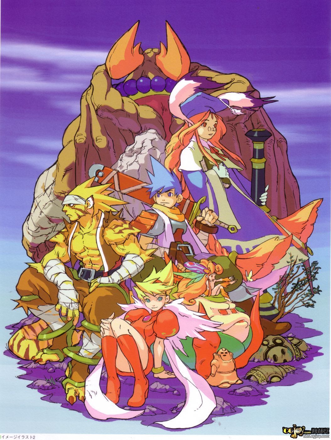 capcombreathoffire龙战士角色设定画册