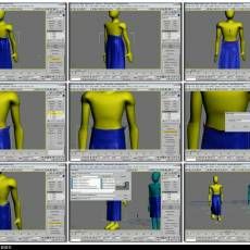 3ds Max Cloth Tutorial 08(c)ȹʵ(ȫʮļ)