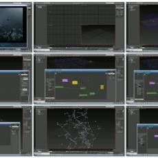 3dsmax and Thinking Particles - Plexus Effect Creation