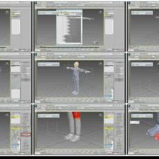 3DMAXٷƤSKINϵн̳-Skinning the Character 13ȫ壩