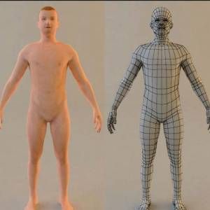 LOWPOLY MALE BODY 