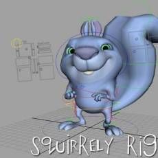 MayaMayaSquirrely Rig v1.1.0ƽ