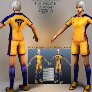 soccer player model - textures ˶Ա