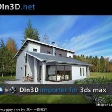 3dmaxDin3D Importer v1.09 for 3ds Maxƽ