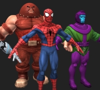Marvel漫威超级英雄3D模型大全集（max2011整理）