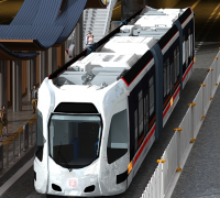 BRT公交MAX三维模型