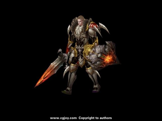 西方骑士走路动作