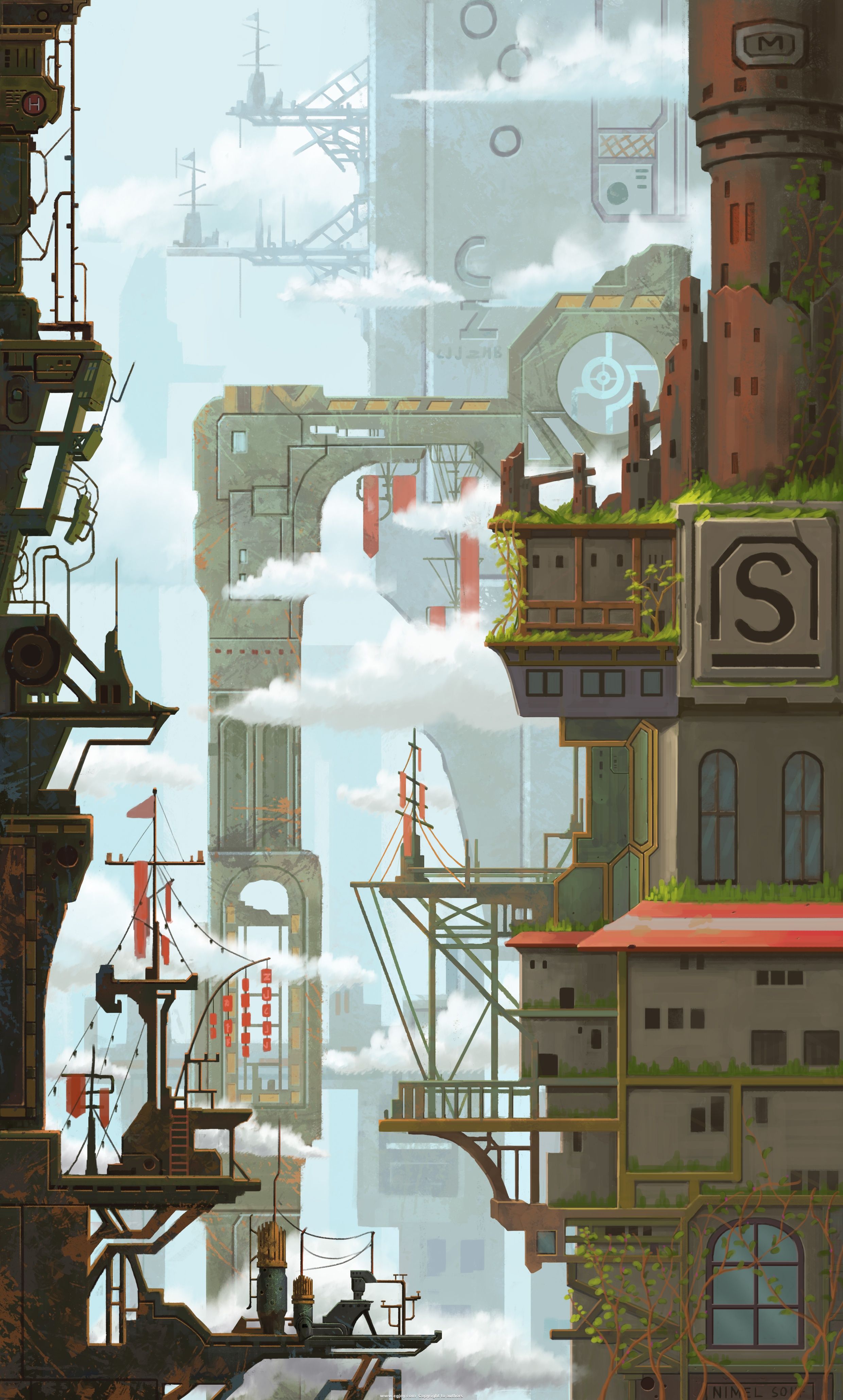 场景-插画原画-CG作品网 - Powered by Discuz!