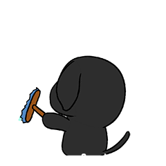 虎虎和黑黑 微信表情设计